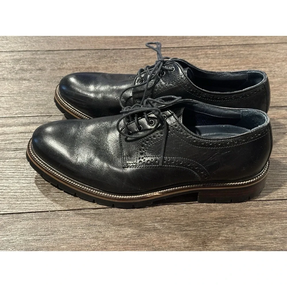Johnston & Murphy XC Flex Comrad Plain Toe Bpack 10.5 Sheepskin Leather‎ Shoes